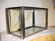 Vintage Stainless Steel Frame 10 Gallon Aquarium-