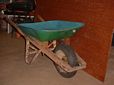 Vintage Wheelbarrow with Pneumatic Wheel-7
